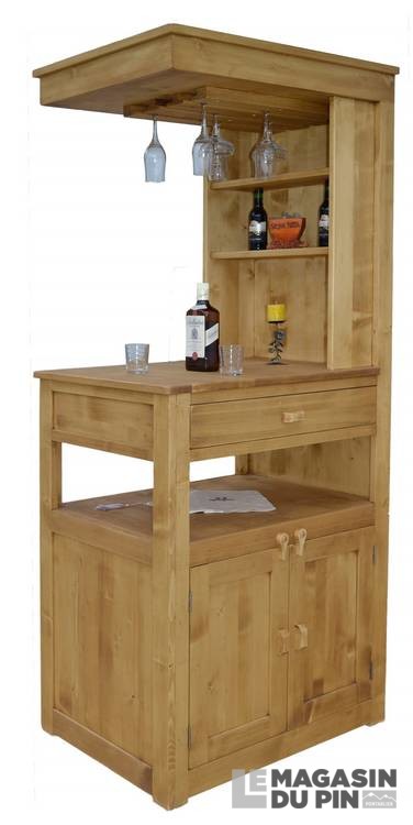 Meuble Bar Pliant en Bois