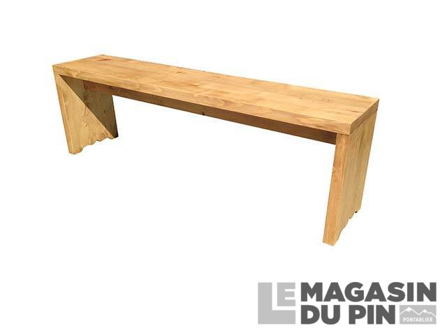 Banc Cube 140 Cm Pin Massif Le Magasin Du Pin