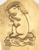 Motif Marmotte sculpté à la main
