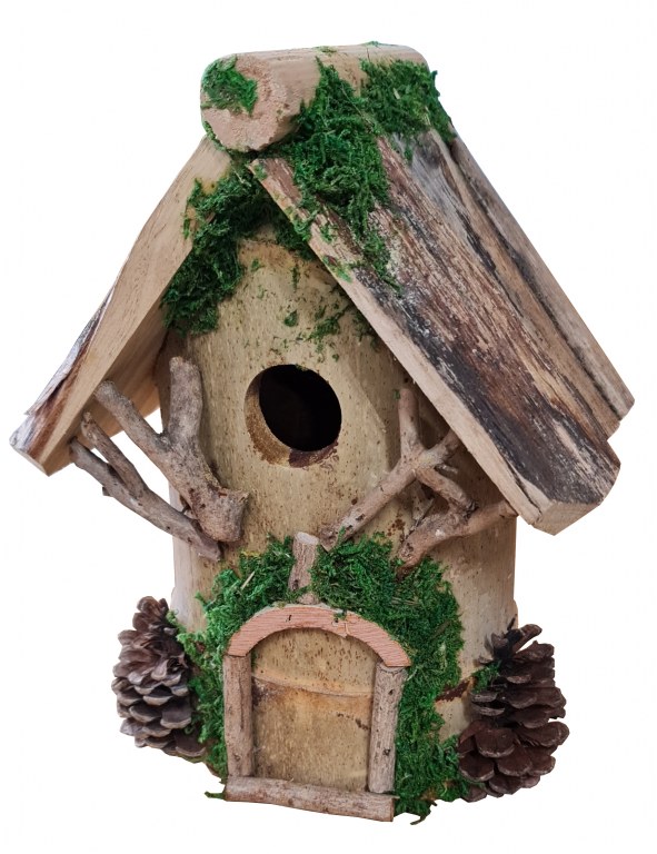 Nichoir à oiseaux en bois