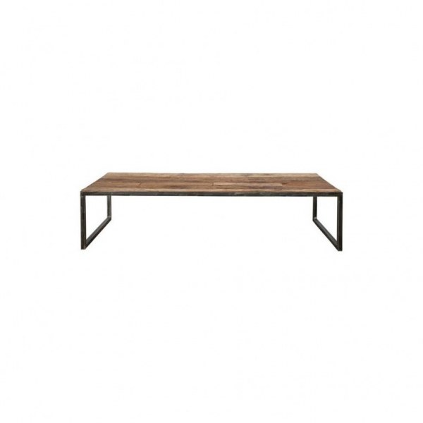 Table basse 150cm bois & métal