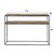 Console 110cm bois & métal