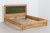 Bois de lit couchage 180x200cm tête rembourrée NORDA