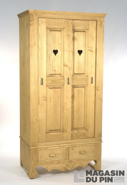 Armoire 2 portes coulissantes Chamonix