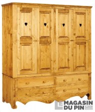 Armoire 4 portes Chamonix
