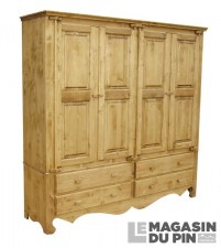 Armoire 4 portes Chamonix