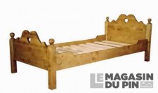 Lit simple 90x190cm Chamonix