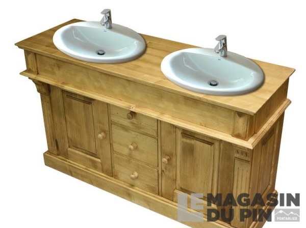 Meuble lavabo double Chamonix