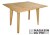 Table extensible pieds fuseaux Chamonix