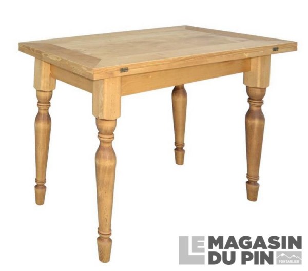 Table extensible pieds tournés Chamonix