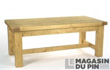 Table Roger avec 2 allonges Chamonix