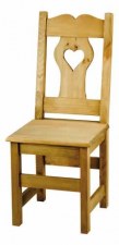 Chaise repas gros coeur