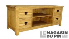 Meuble TV 4 tiroirs Megève