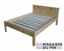 Lit double 160x200cm Megève