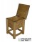 Tabouret coffre Meuble Chalet