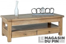 Table basse rectangulaire 120cm
