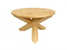 Table basse ronde Ø90 pieds croix