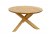 Table repas ronde Ø125 pieds croix