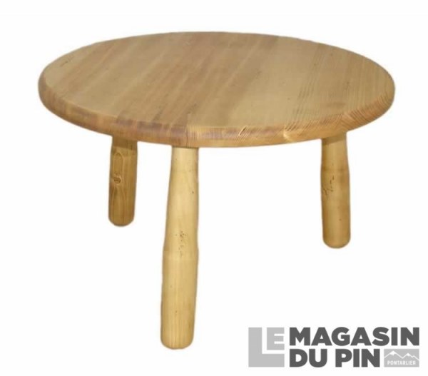 Table basse ronde diamètre 60 cm