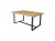 Table basse 100cm Bois & Fer