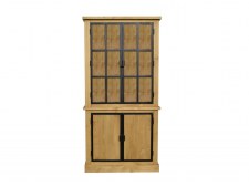 Meuble 2 corps 4 portes Bois & Fer