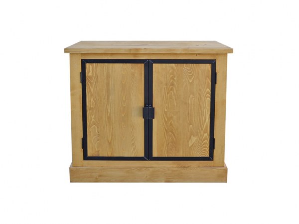 Bahut 2 portes Bois & Fer