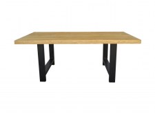 Table repas 200cm Bois & Fer