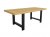 Table repas 200cm Bois & Fer