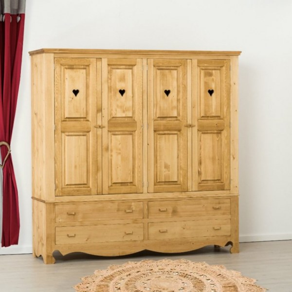 Armoire 4 portes Chamonix