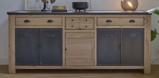 Enfilade 230cm Madison chêne massif