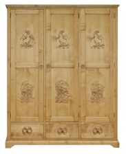 Armoire 3 portes Meuble Chalet