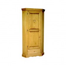 Bonnetière d'angle 3 étagères